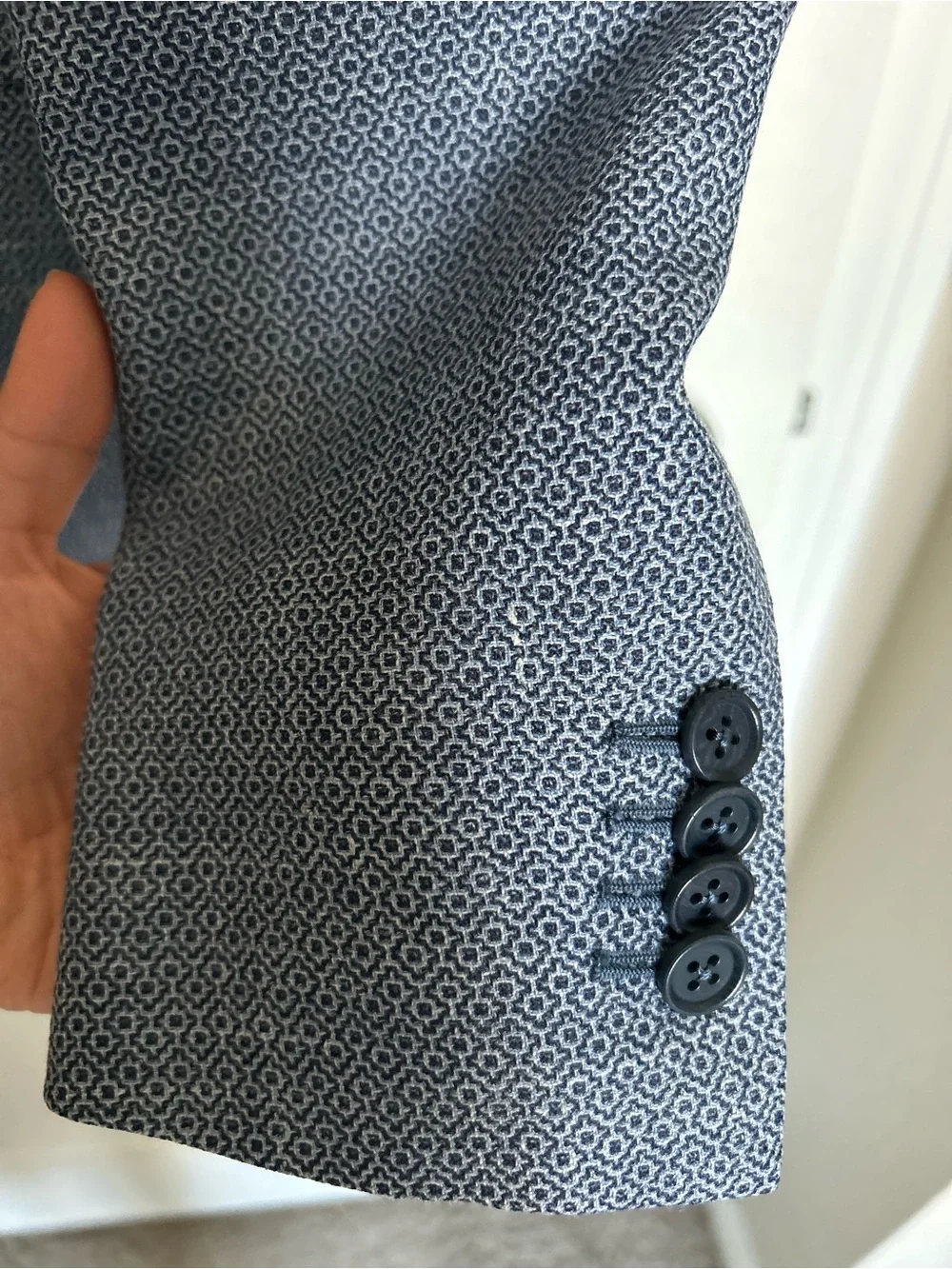 Canali Textured Wool-Blend Sport Coat/ Blazer Made in Italy